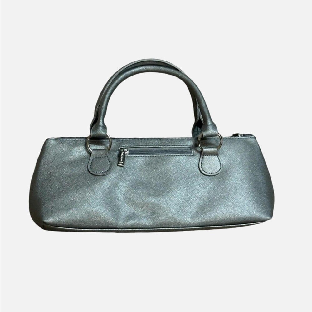 Primeware Insulated Wine carrier Chic Metallic Gray Shoulder Bag